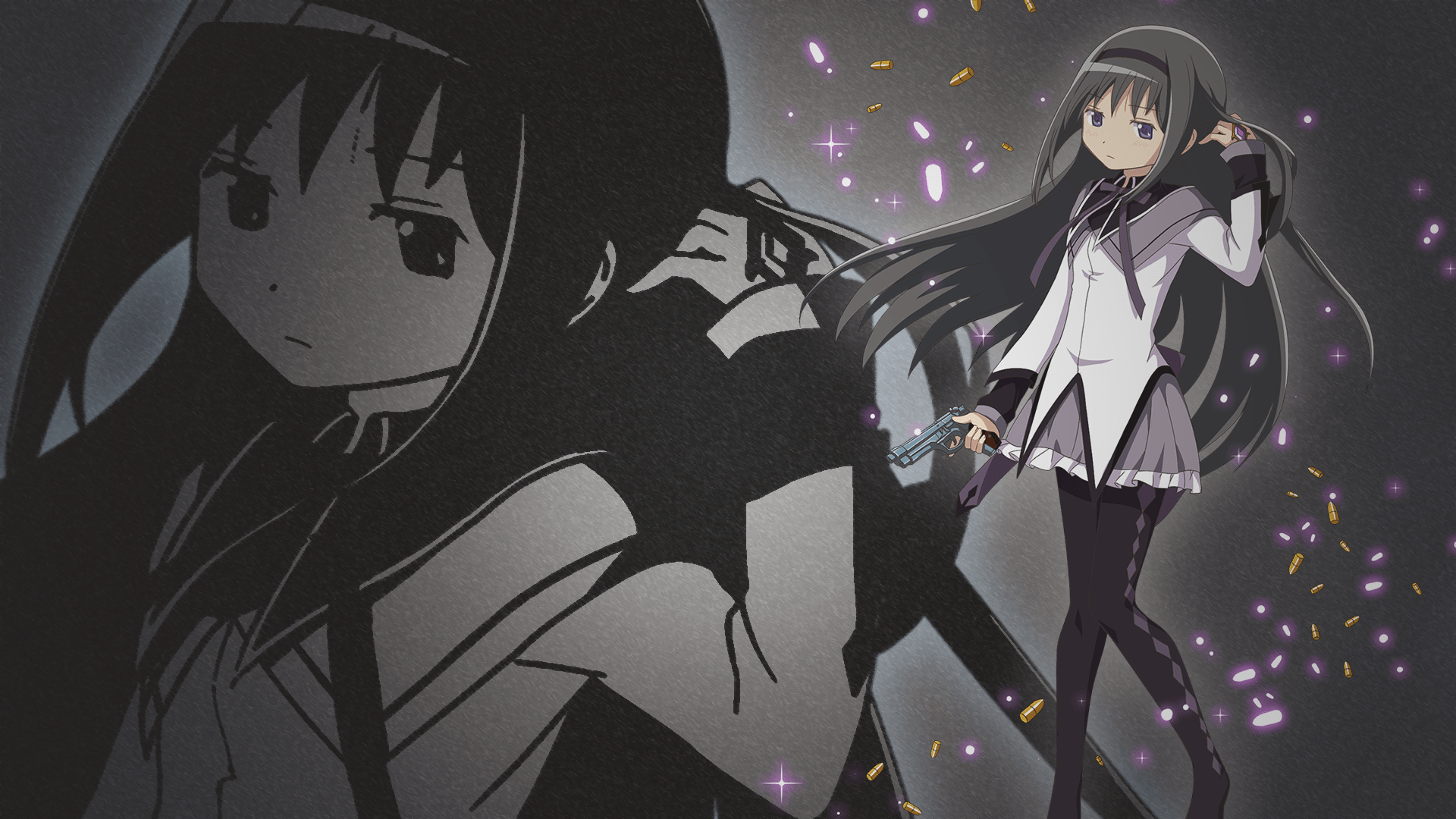 1920x1080 Homura Akemi Wallpaper:1920x1080