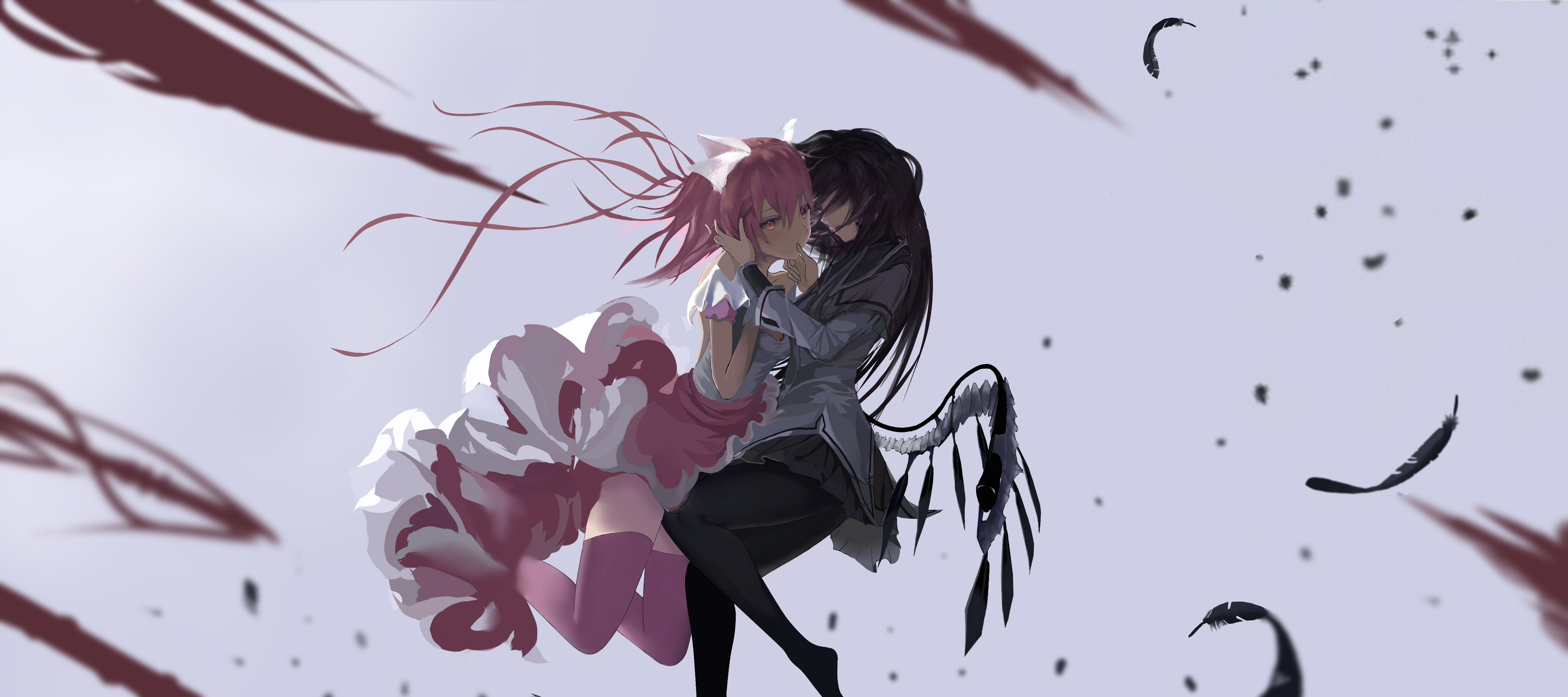 5102x2267 Homura Akemi, Madoka Kaname wallpaper