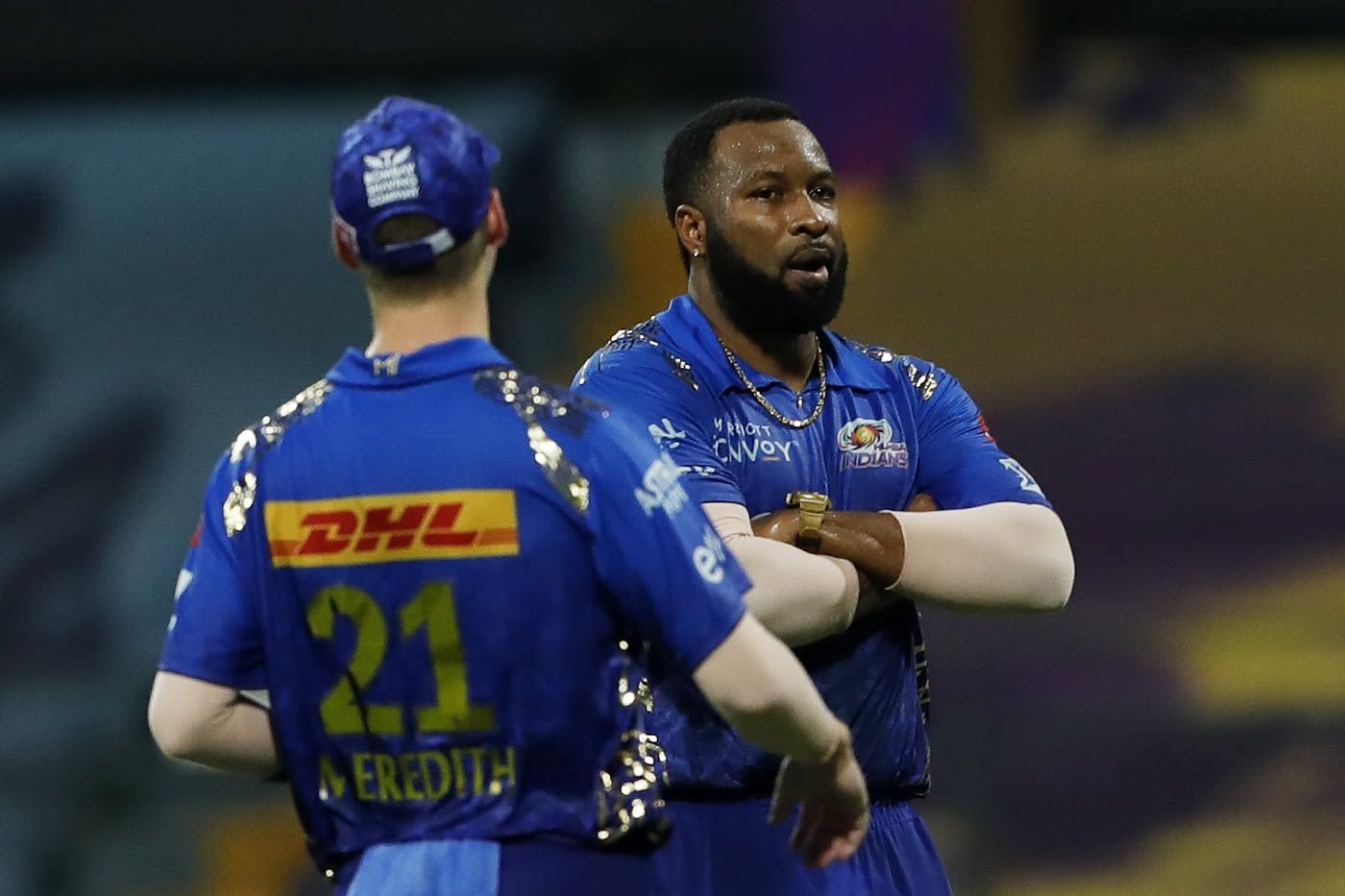 1400x933 Kieron Pollard strikes a pose after getting rid of Krunal Pandya