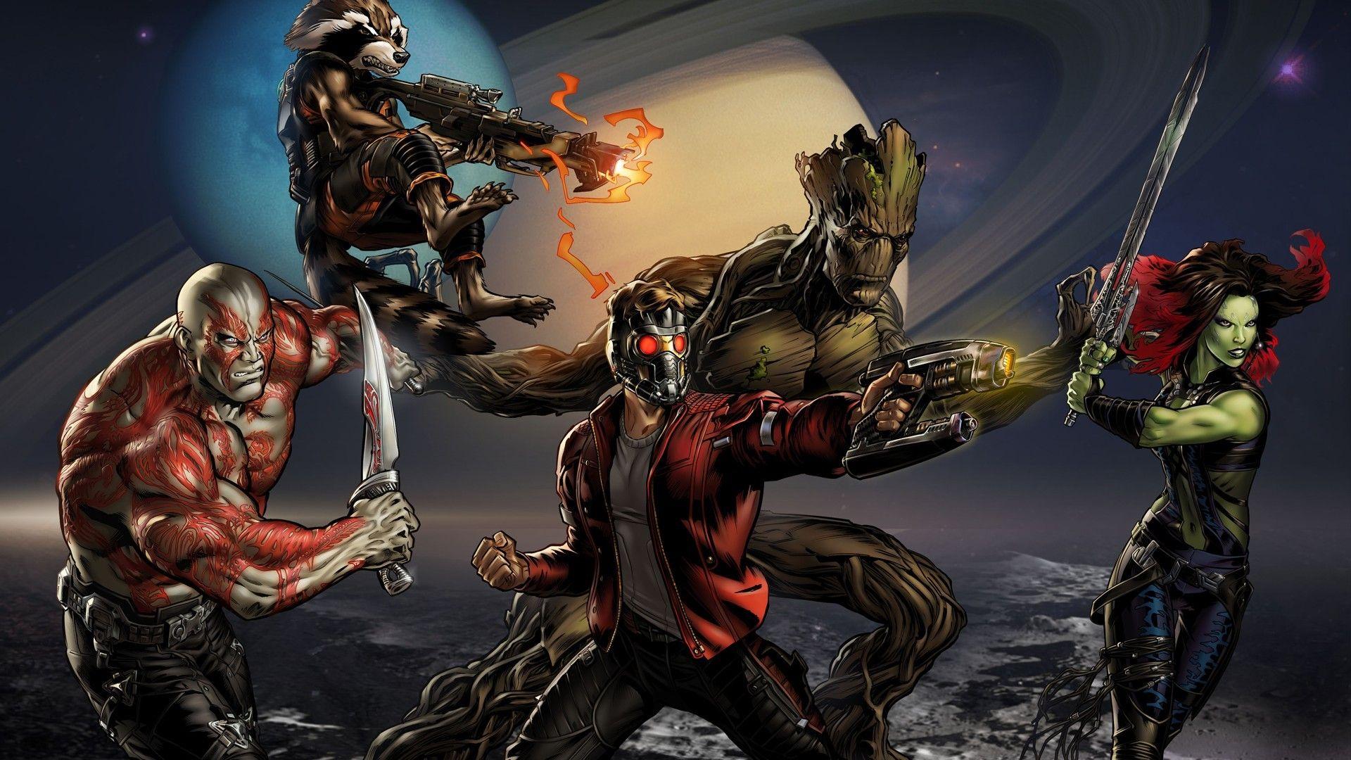1920x1080 Guardians of the galaxy 3D wallpaper