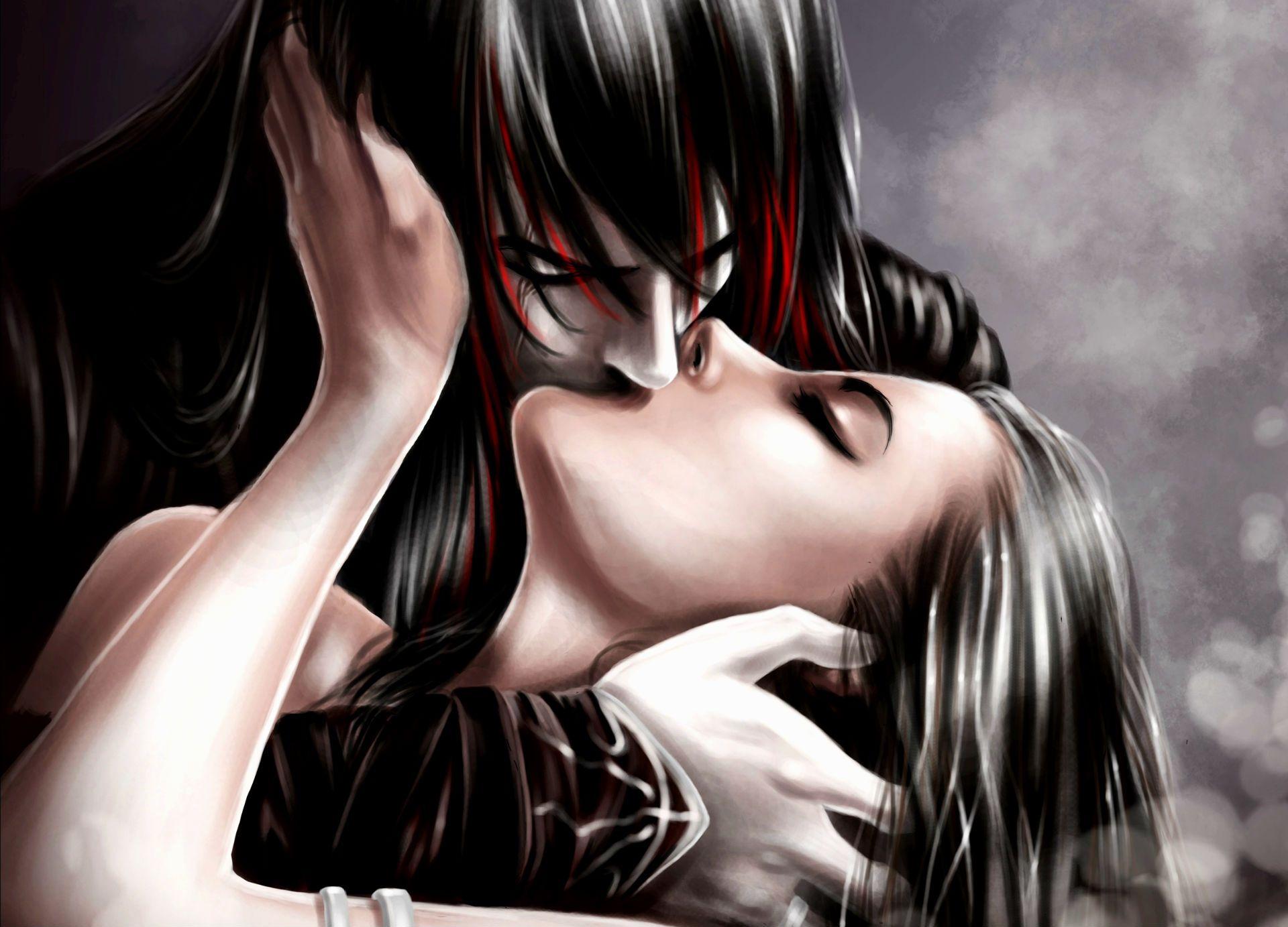 1920x1383 Dark horror fantasy art gothic vampires women men girl boy love romance wallpaperx1383