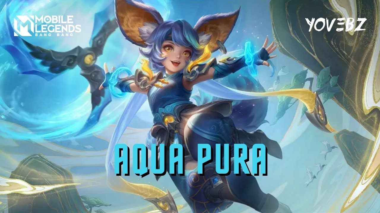 1280x720 Aqua Pura Live Wallpaper. Nana Collector Skin. Mobile Legends Bang Bang