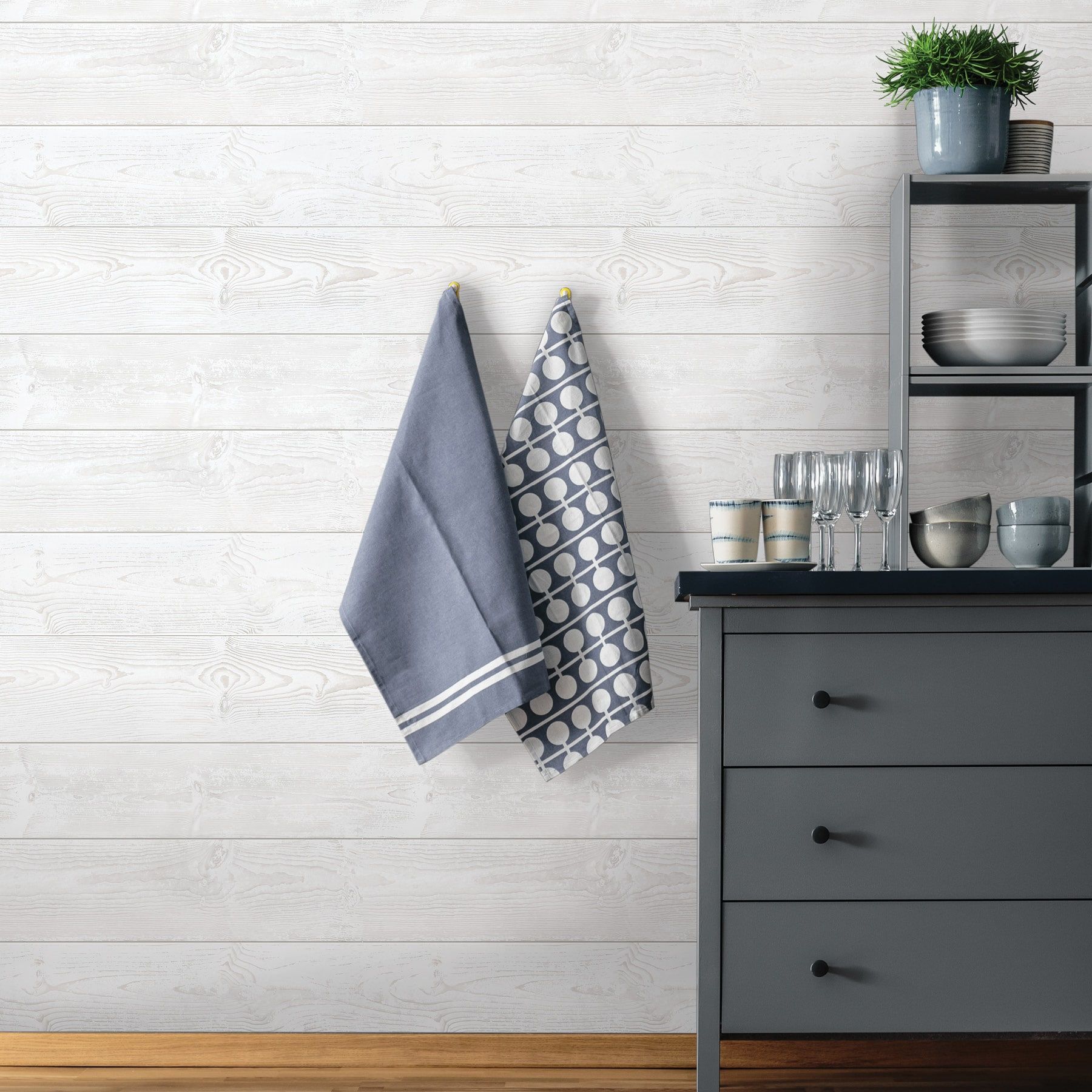 1800x1800 Scott Living 30.75 Sq Ft White Vinyl Textured Wood 3D Self Adhesive Peel And Stick Wallpaper In The Wallpaper Department At