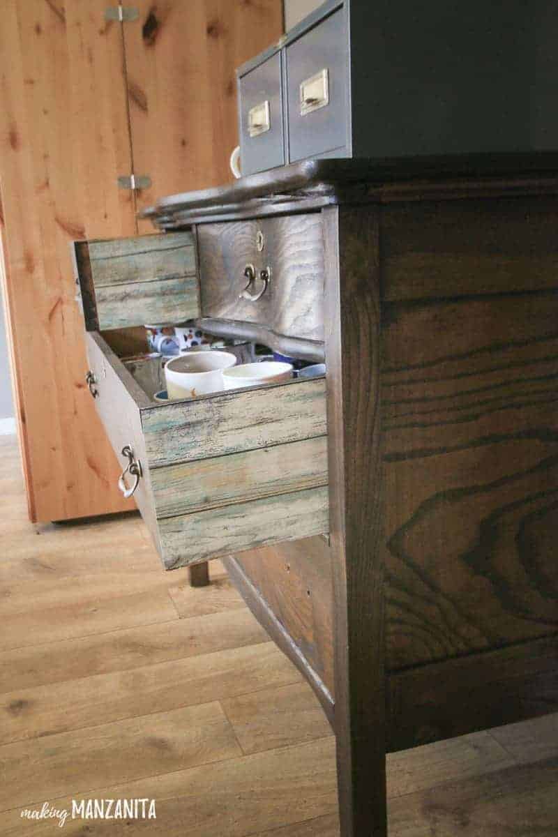 800x1200 Peel and Stick Wallpaper On Dresser Drawers