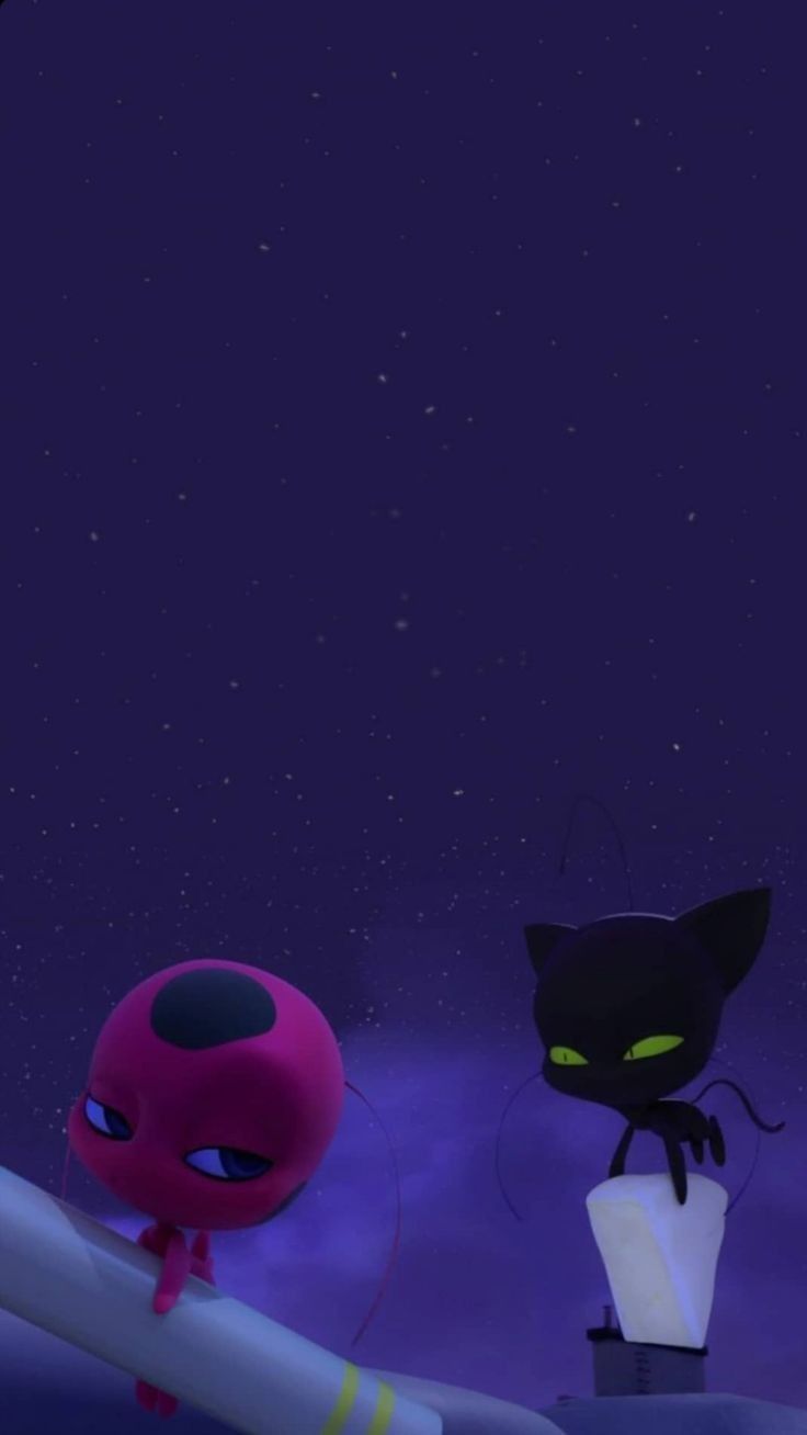 736x1308 Tikki And Plagg Wallpaper