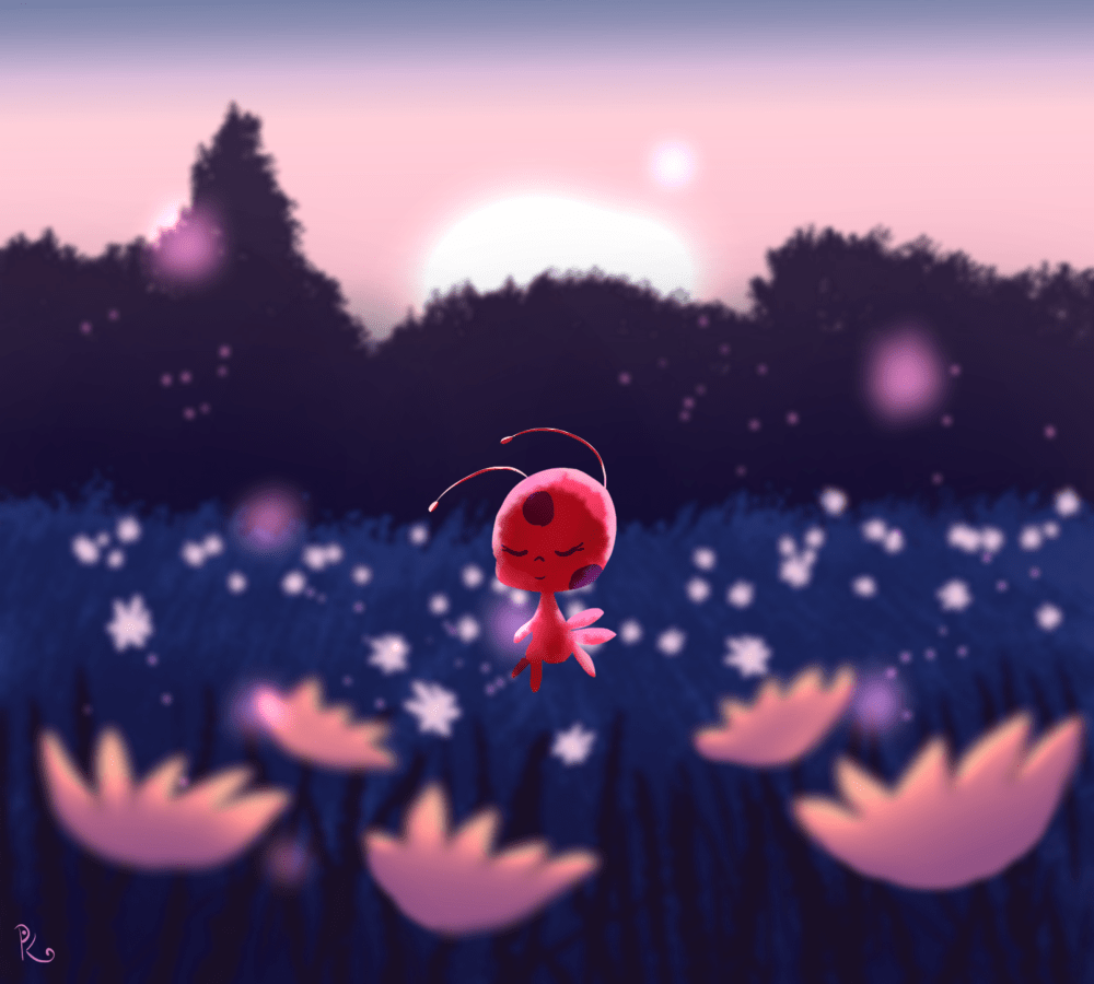 1000x900 Tikki Ladybug Фан Art