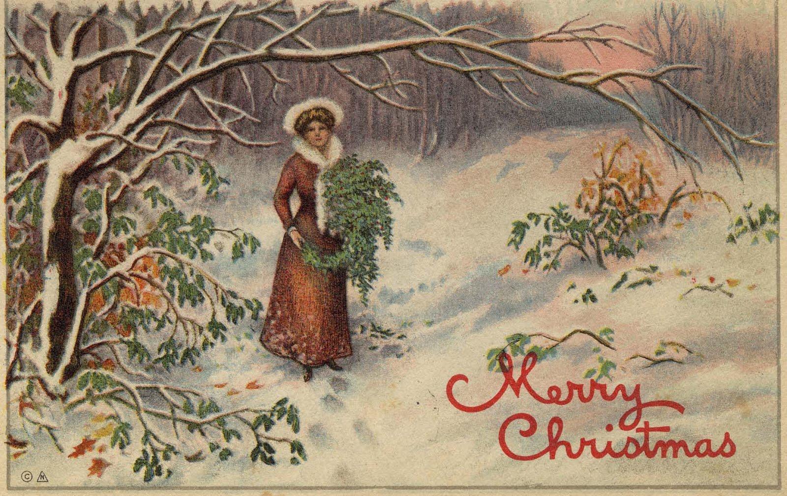 1600x1008 Victorian Christmas Wallpaper
