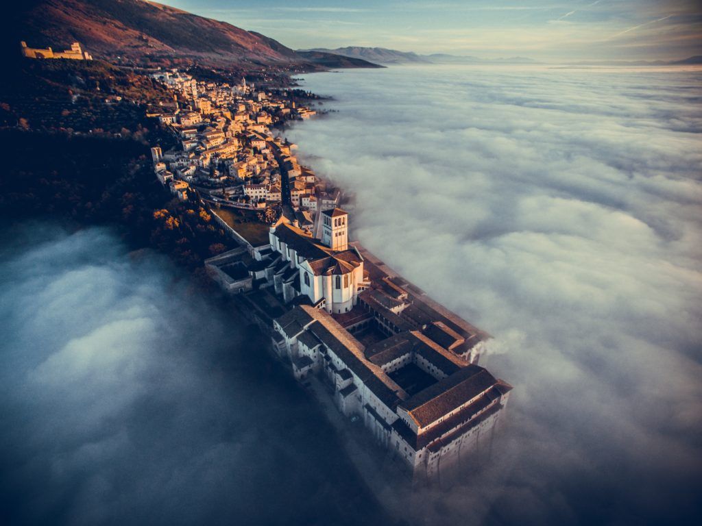 1024x768 Basilica of Saint Francis of Assisi, Italy Beautiful Picture