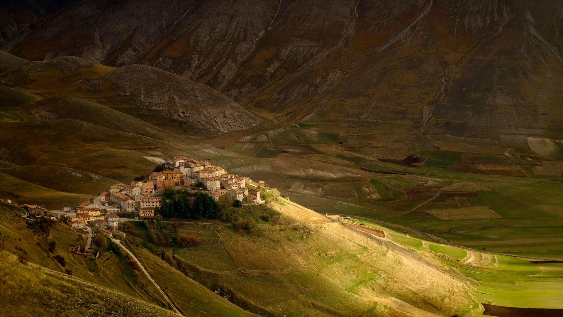 1920x1080 landscape, Italy, umbria, HD Wallpaper