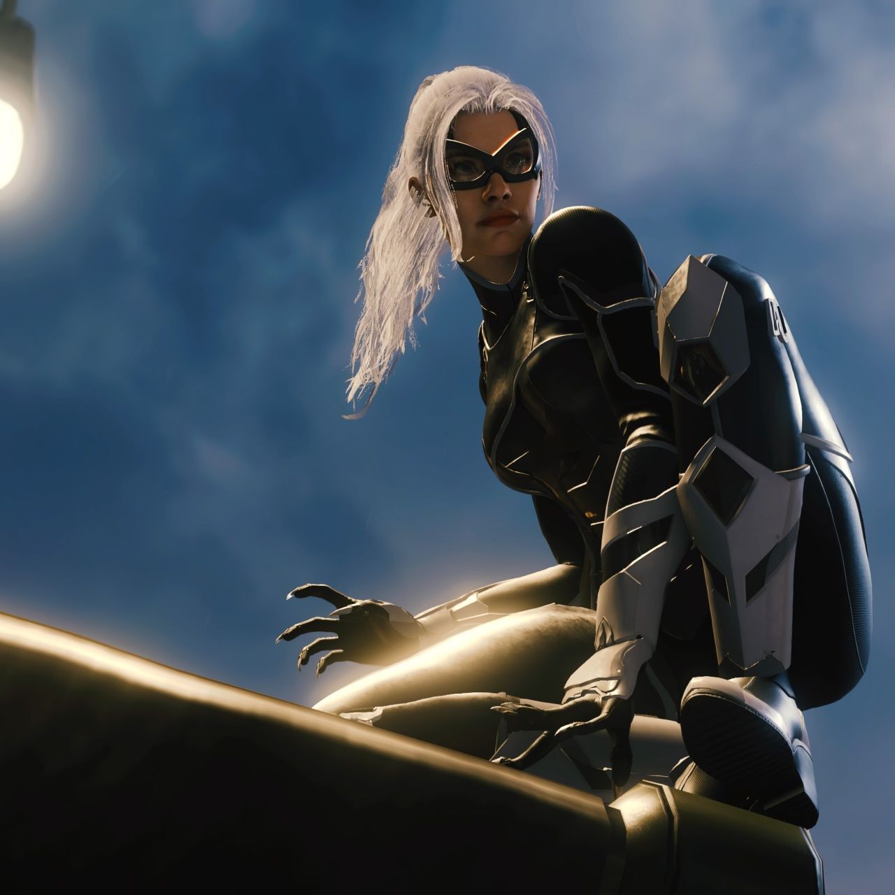 1280x1280 Wallpaper 4k Felicia Hardy In Spiderman Ps4 Wallpaper