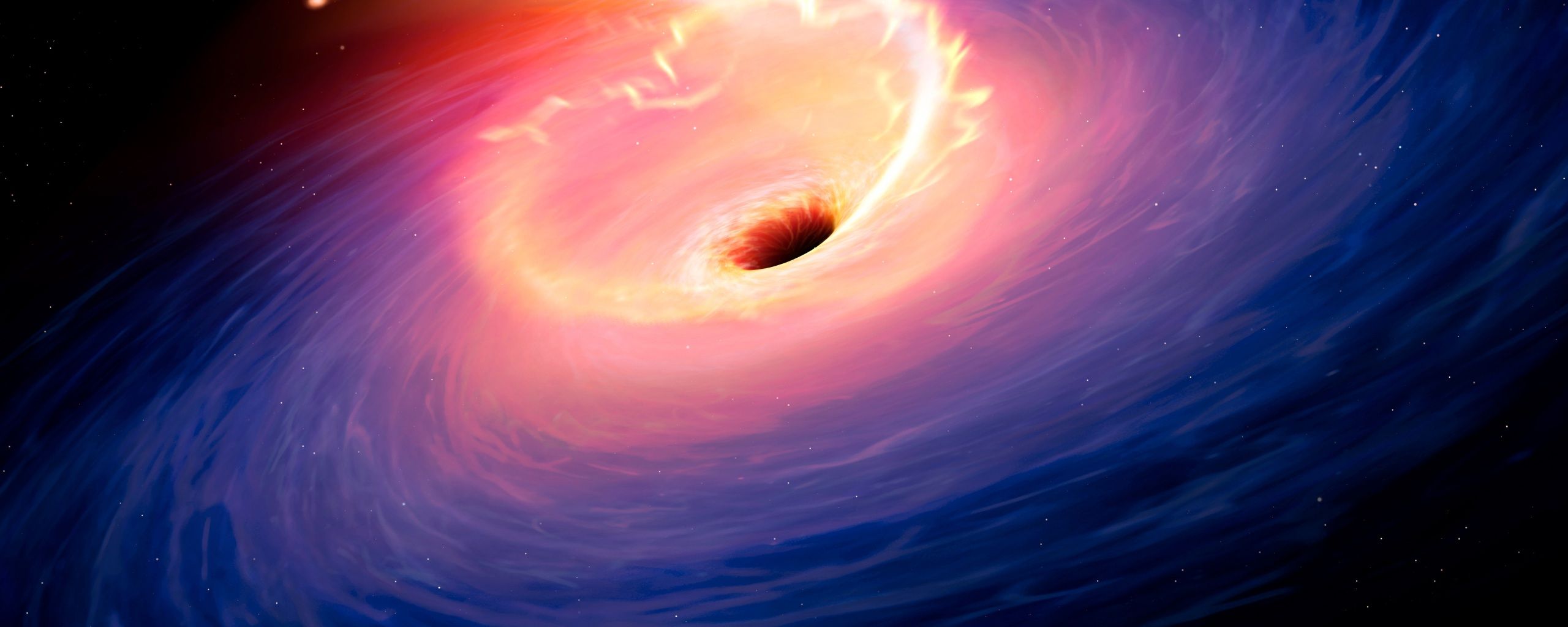 2560x1024 Wallpaper 4k Black Hole Space 4k Wallpaper