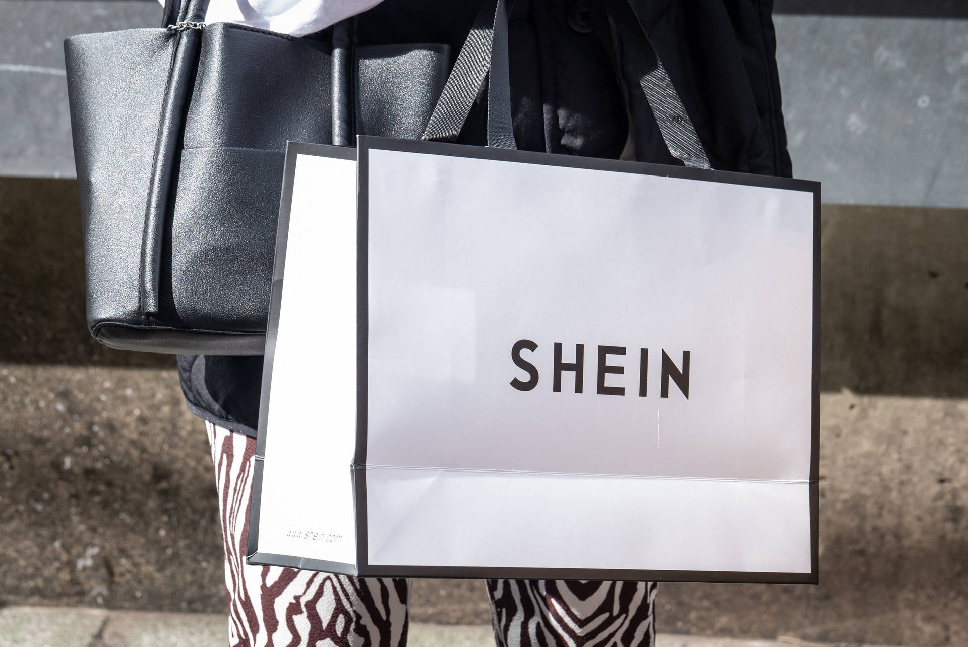 1920x1283 Download Carrying A Shein Paper Bag Wallpaper