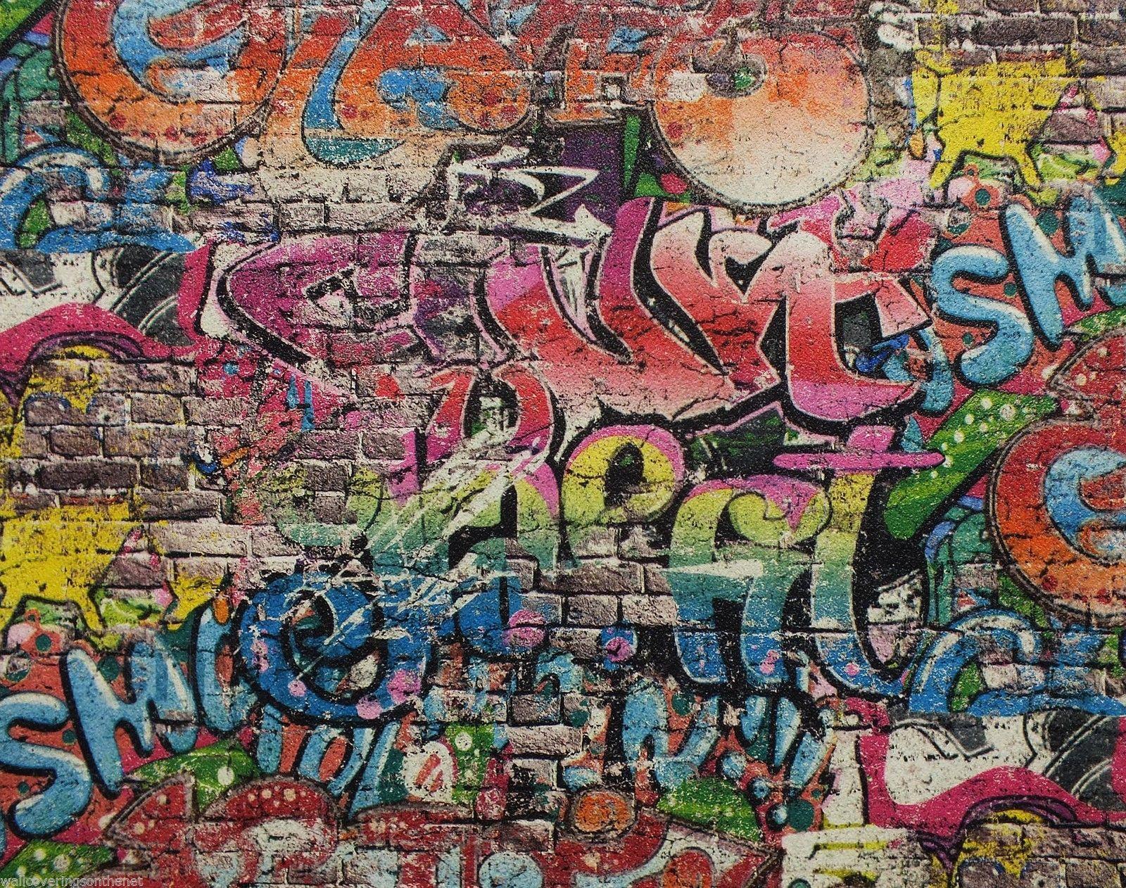 Buy Custom Graffiti Wallpaper Wallmural your Name on Wall Online in India   Etsy