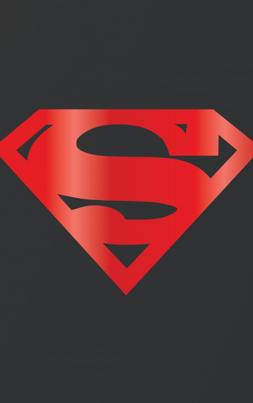 840x1336 Download 840x1336 wallpaper superman, logo, minimal, dc superhero