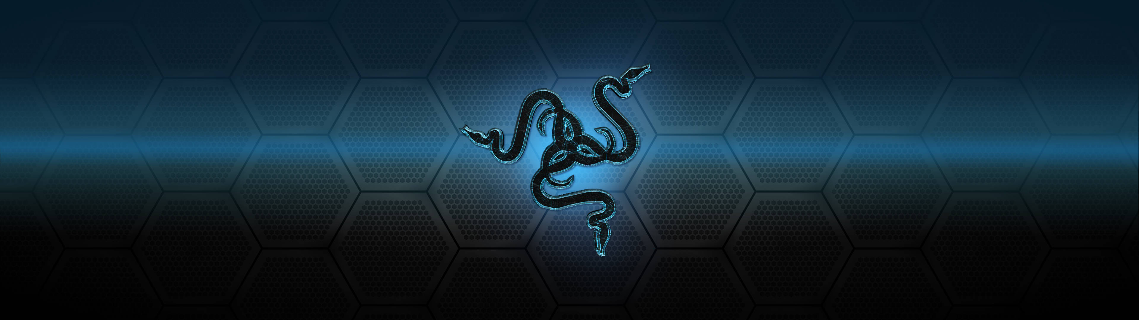 3840x1080 Download 4K Dual Monitor Razer Inc Logo Wallpaper