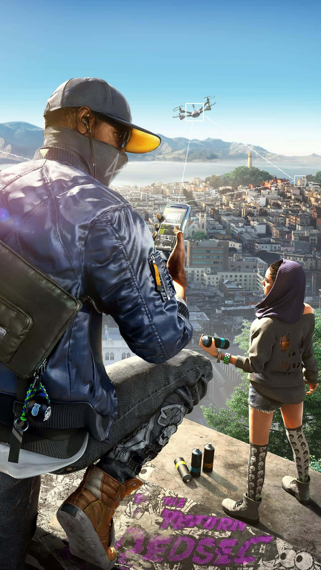 1080x1920 Download Hack Your Reality Watch Dogs on Your iPhone Wallpaper