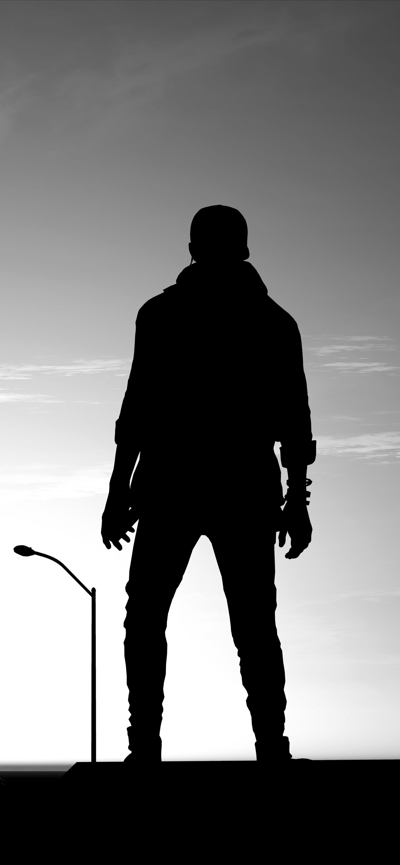 1284x2778 Watch Dogs 2 Wallpaper 4K, Man, Silhouette, Evening, Dark