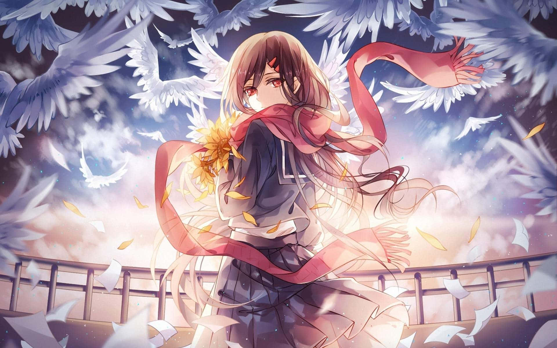 1920x1200 Download Good Anime Mekakucity Actors Wallpaper