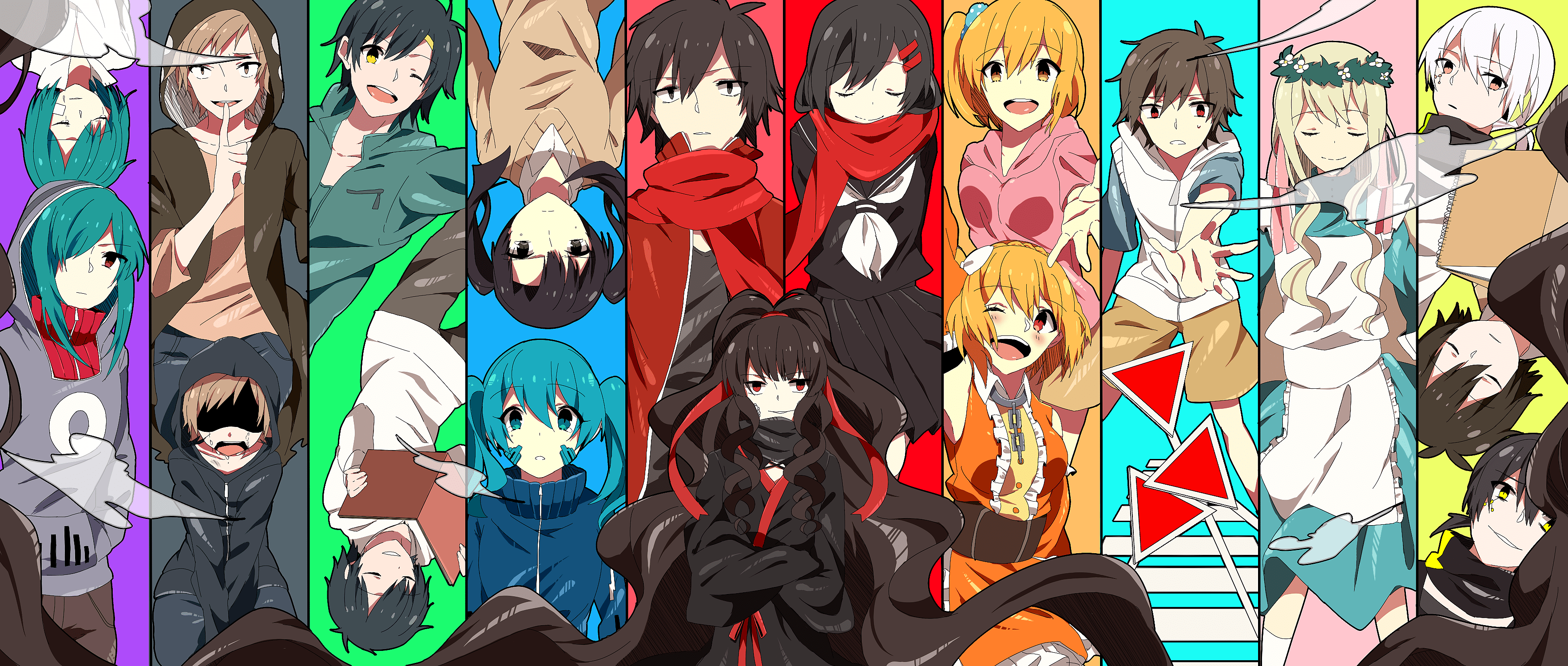 3531x1499 Anime Kagerou Project HD Wallpaper