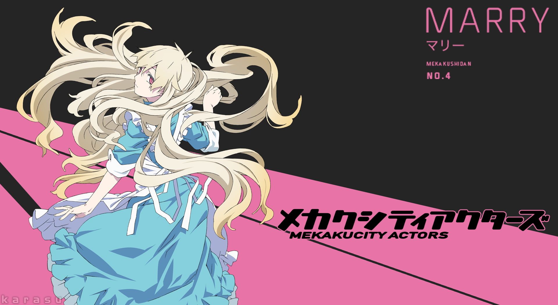 1920x1050 Wallpaper / illuminated, creativity, Mekakucity Actors, multi colored, abstract, text, nature, anime girls, music, 1080P, night, Kozakura Mary, Kagerou Project, communication free download