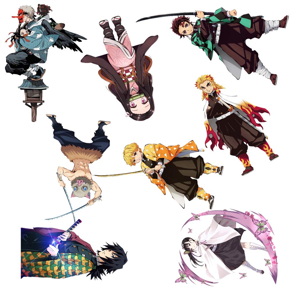 1001x1001 Demon Slayer Wall Stickers Poster Wall Decor Peel, Demon Slayer Poster Decals, Vinyl Wallpaper for Kids Rooms (24 x 12) : Amazon.in: Home & Kitchen
