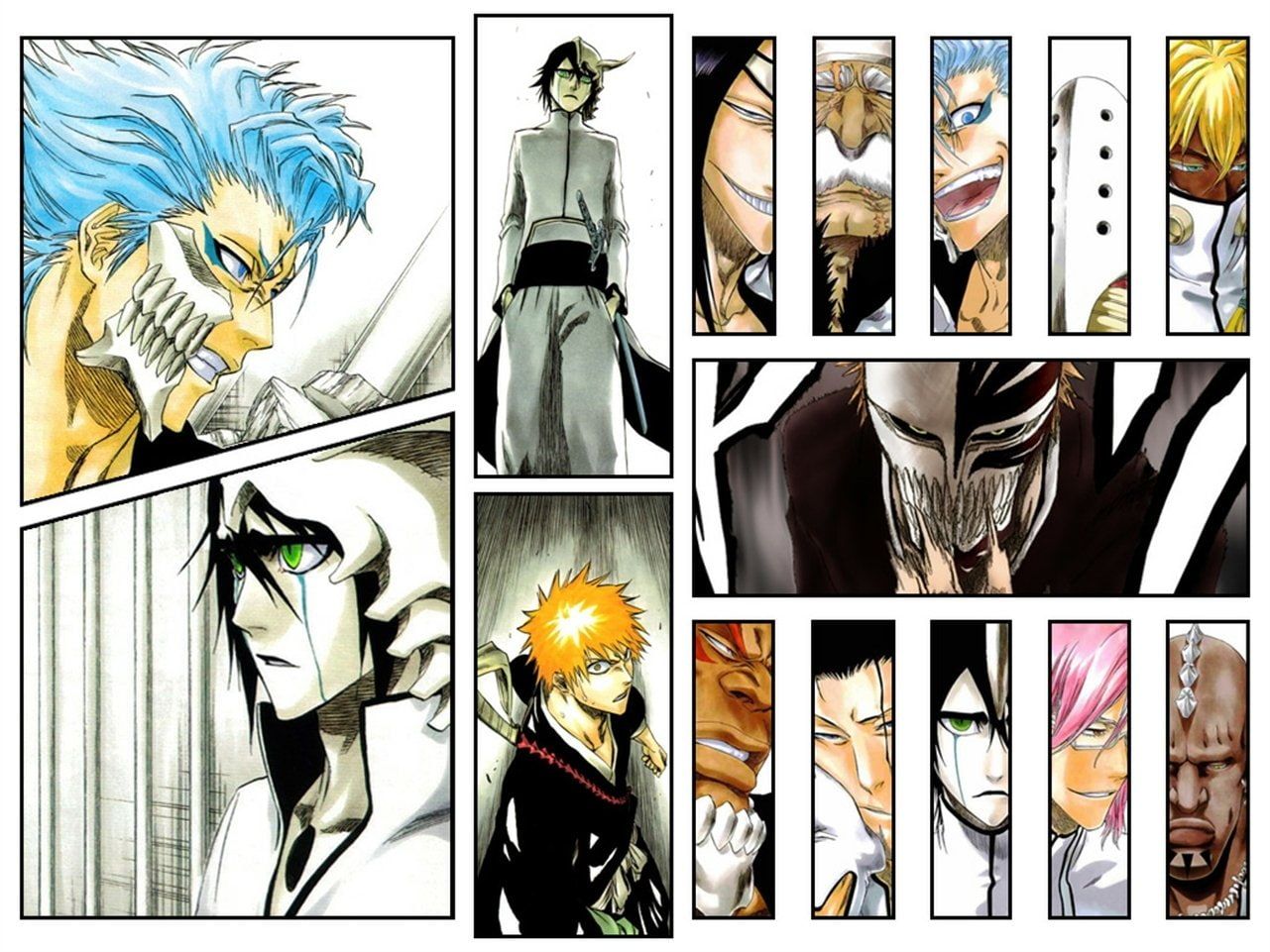 1281x961 Wallpaper / Grimmjow Jaegerjaquez, Nnoitra Gilga, Ulquiorra Cifer, Zommari Rureaux, Baraggan Louisenbairn, Bleach, Coyote Starrk, Tier Halibel, 720P, Ichigo Kurosaki free download