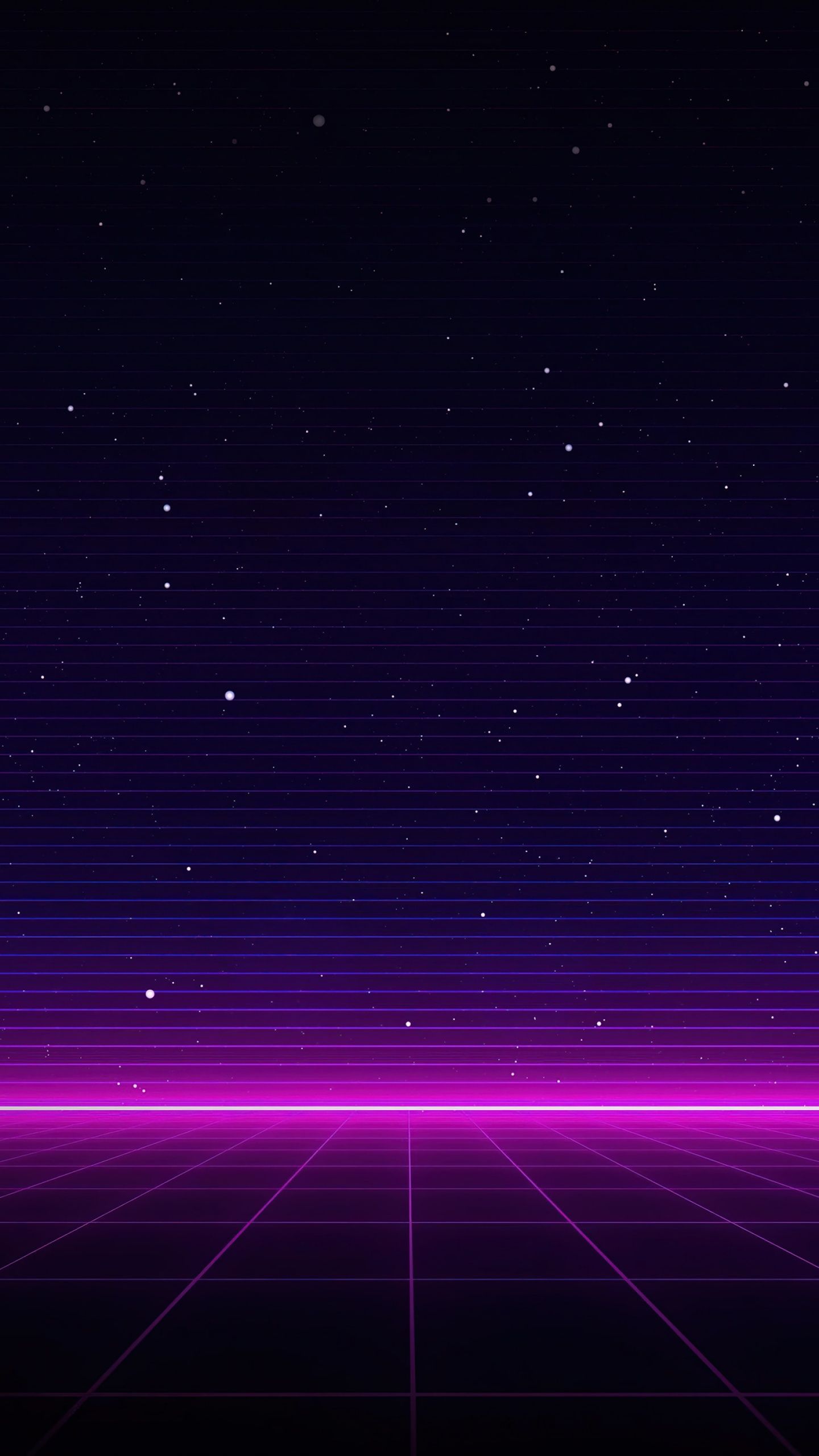 1440x2560 Outrun Wallpaper 4K, Neon, Dark background, Purple