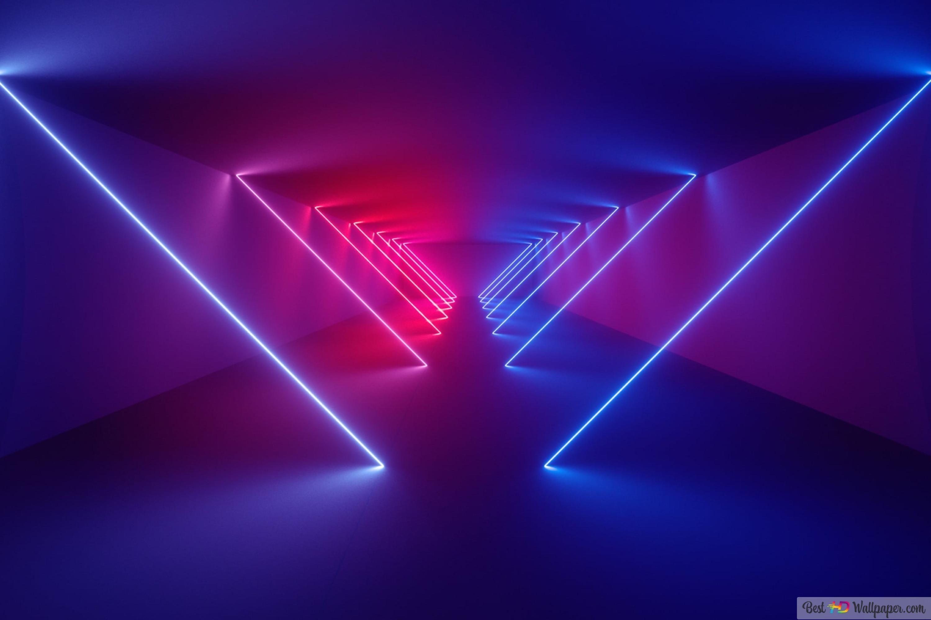 3000x2000 huawei lights neon 4K wallpaper download