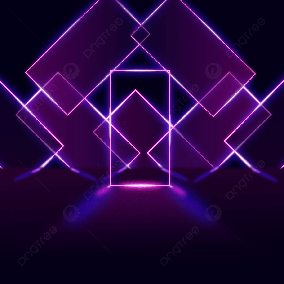 1200x1200 Geometric Neon Wallpaper Background, Geometric, Shape, Neon Lights Background Image And Wallpaper for Free Download