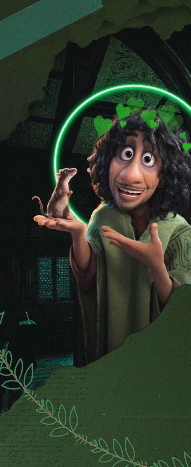 785x1920 Download Bruno Madrigal With Rat Wallpaper