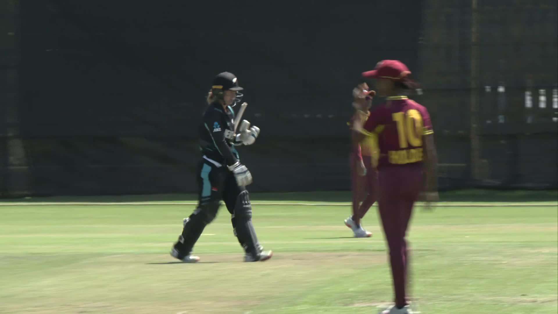1920x1080 Wicket Brooke Halliday New Zealand Women V West Indies Women ICC T20WC 2023
