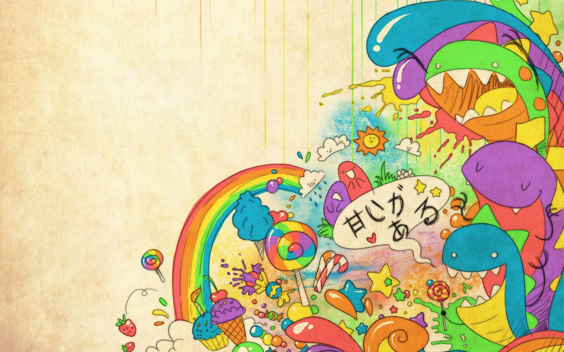 Rainbow Cartoon Wallpapers Top Free Rainbow Cartoon Backgrounds