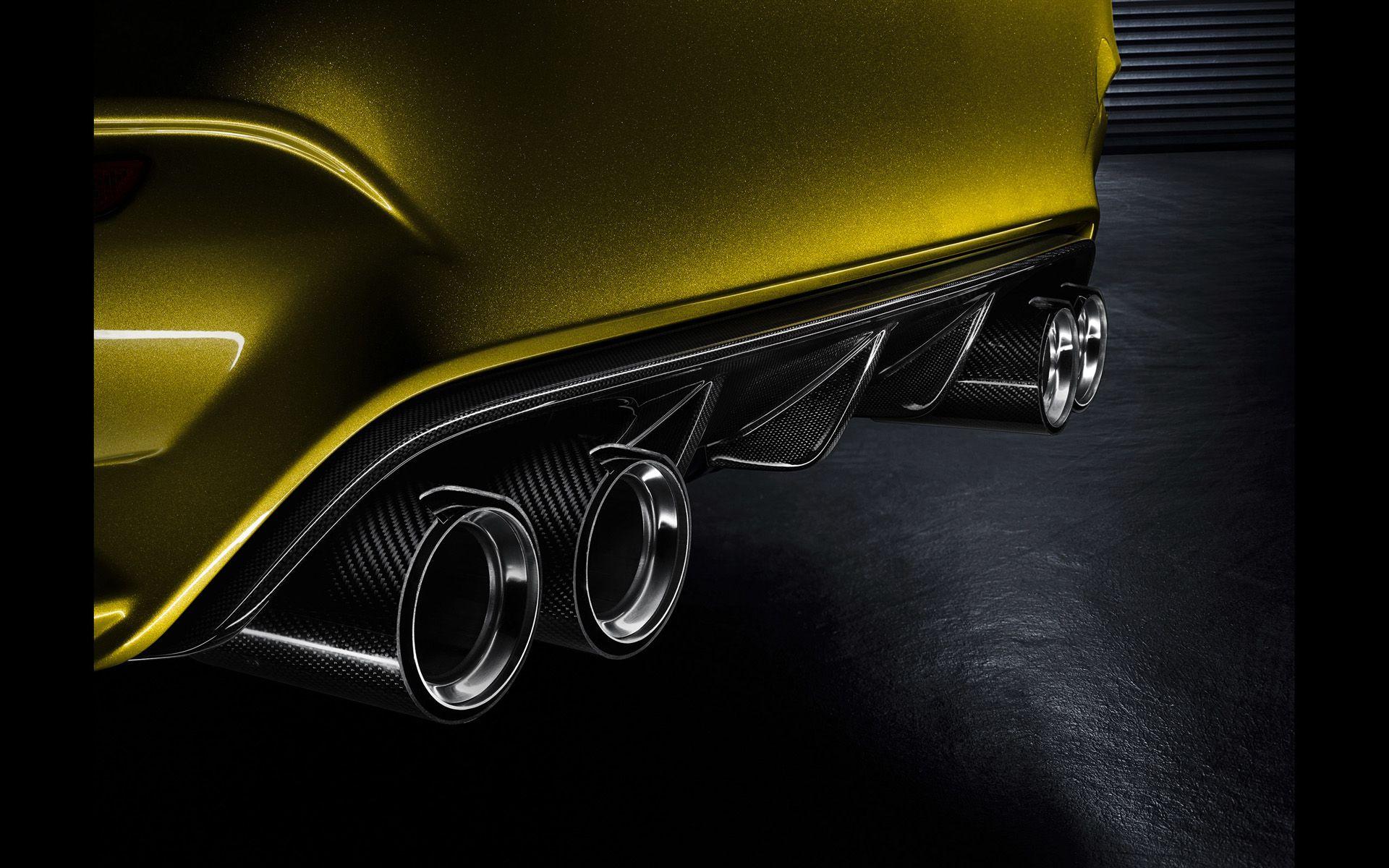 1920x1200 BMW Concept M4 Coupe Fiber Tailpipes