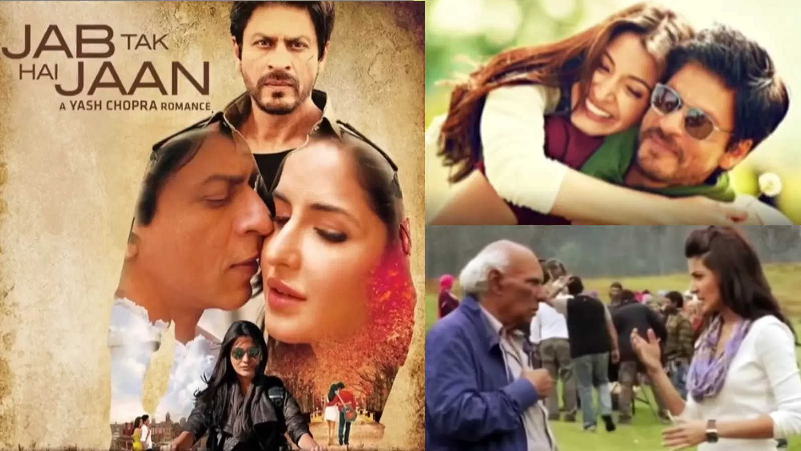 1600x900 As 'Jab Tak Hai Jaan' clocks Anushka Sharma shares some beautiful memories with Shah Rukh Khan, Katrina Kaif, Yash Chopra. Entertainment of India Videos