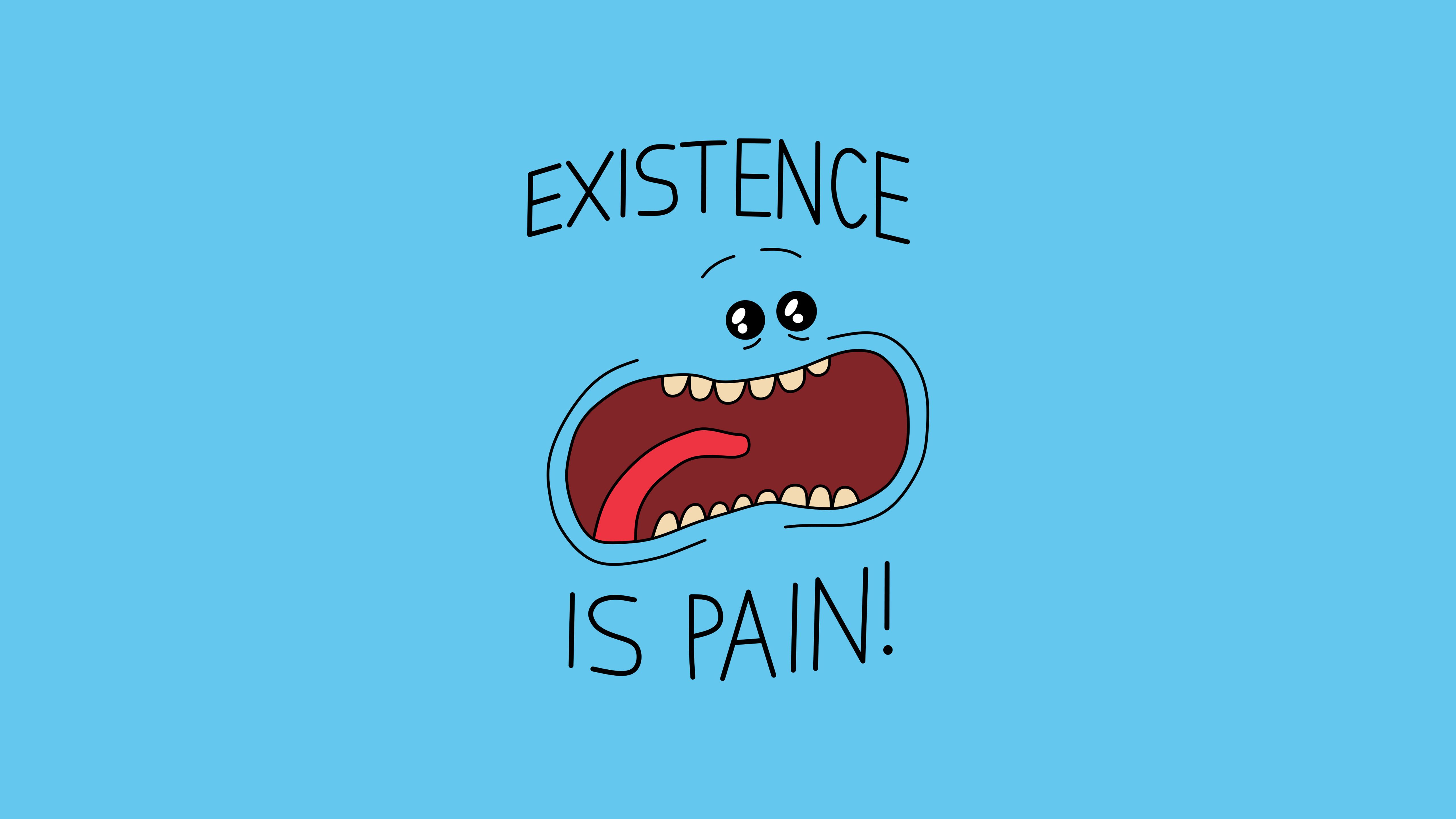 5120x2880 Mr. Meeseeks Wallpaper 4K, Existence is Pain, Rick and Morty