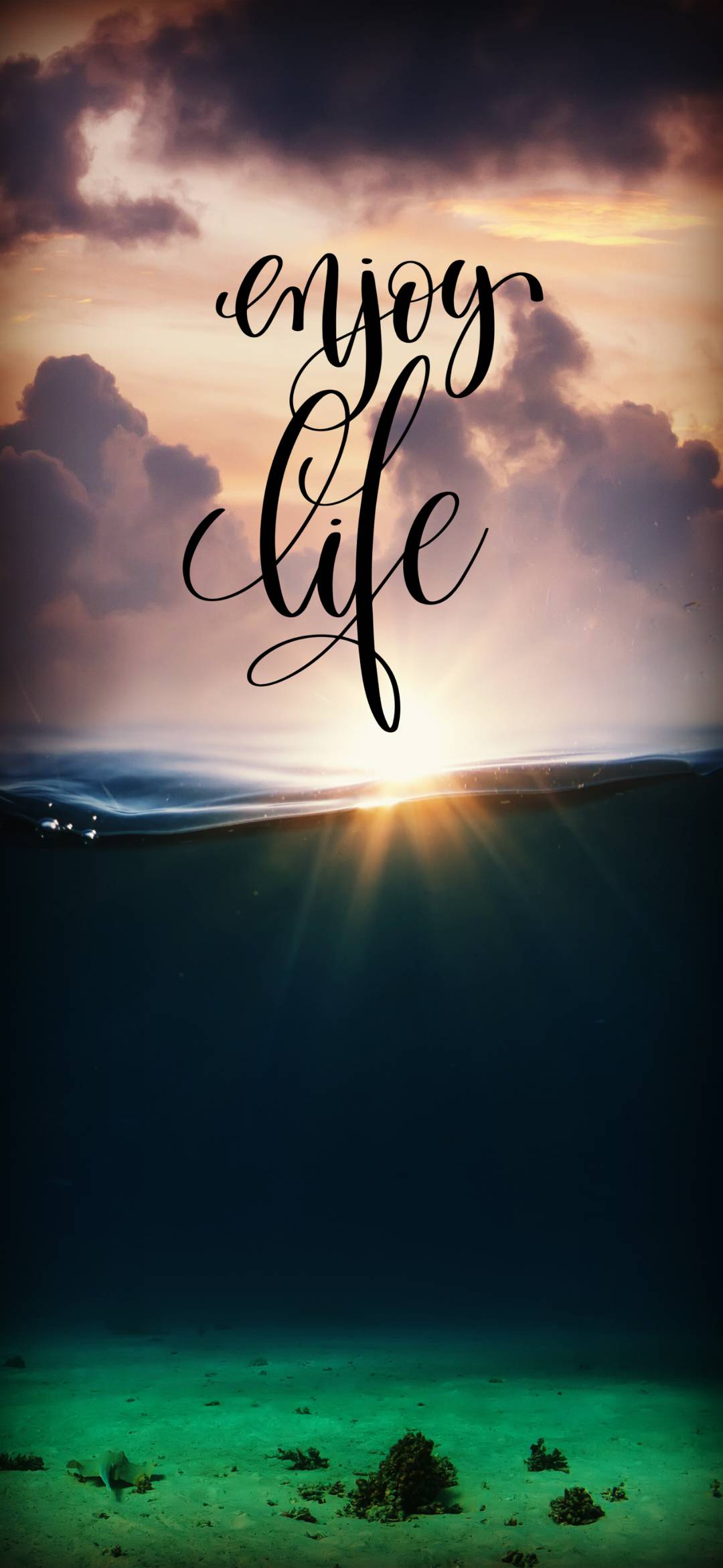1080x2340 Enjoy Life Wallpaper