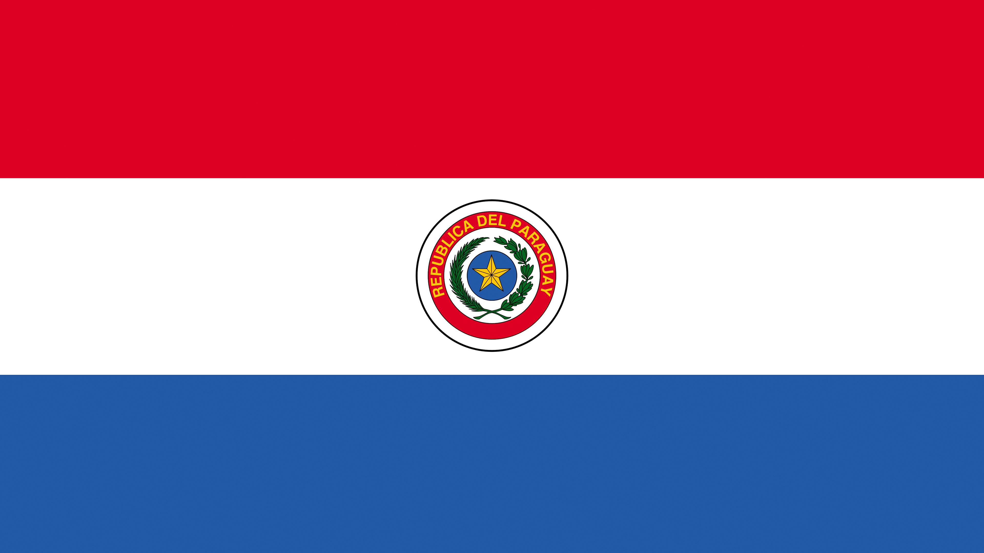 3840x2160 Paraguay Flag Wallpaper