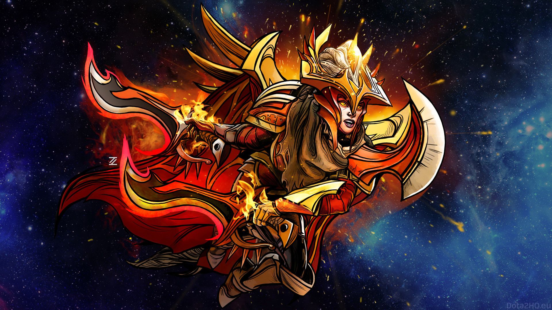 1920x1080 Legion Commander (DotA 2) HD Wallpaper and Background
