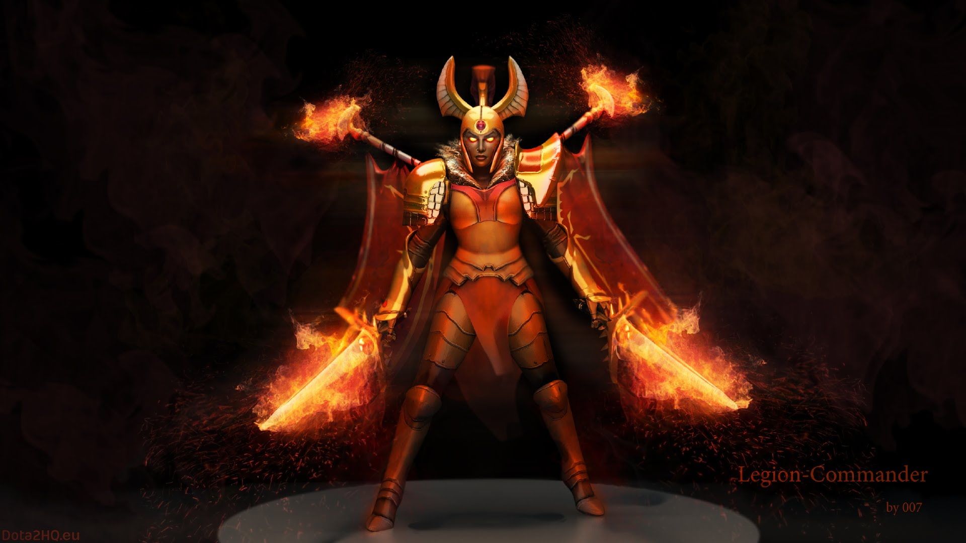 1920x1080 Wallpaper / helmet, desktop, wallpaper, sword, armor, legion, commander, background, 1080P, image, hero, dota free download