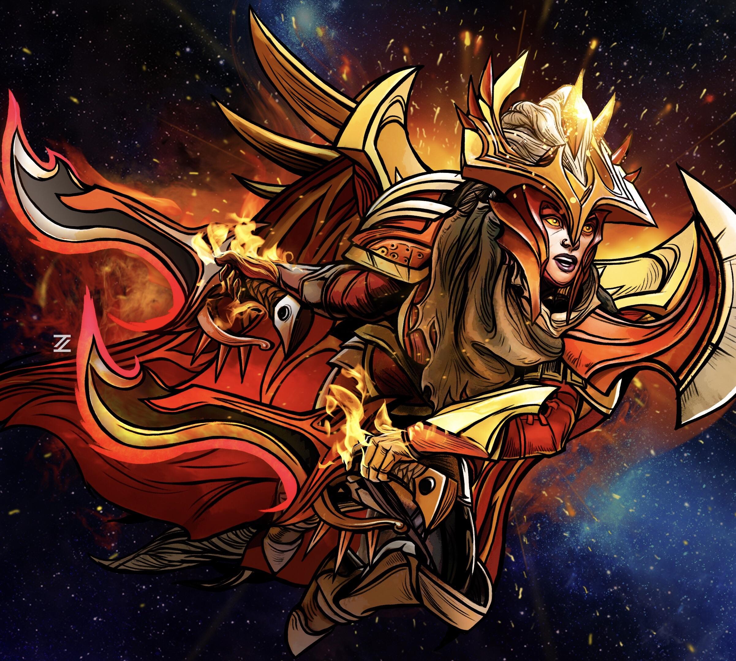 2403x2160 Reddit Dota 2 Commander，artwork #dota2