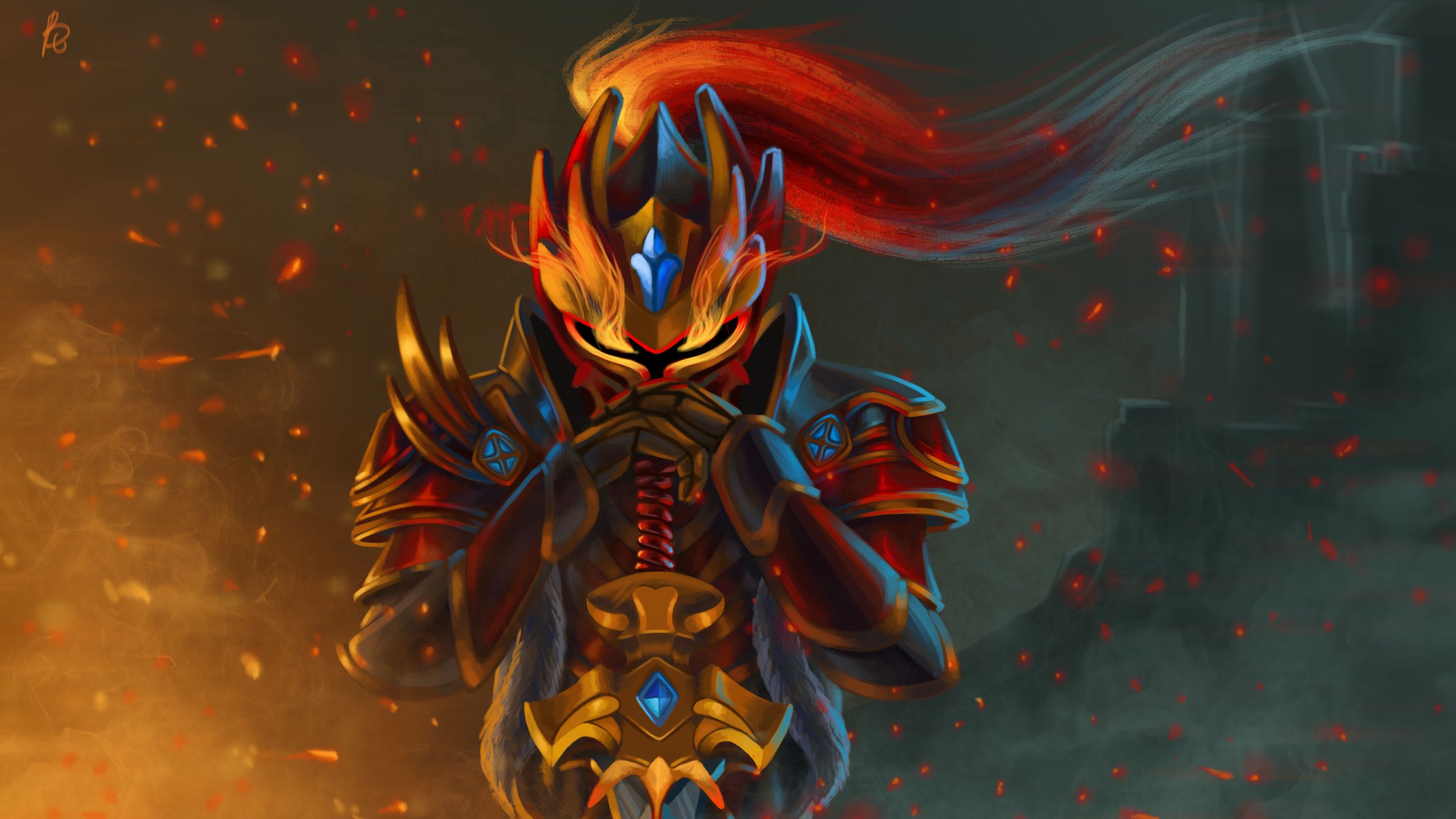 2560x1440 Legion Commander. Desktop wallpaper. 2560x1440