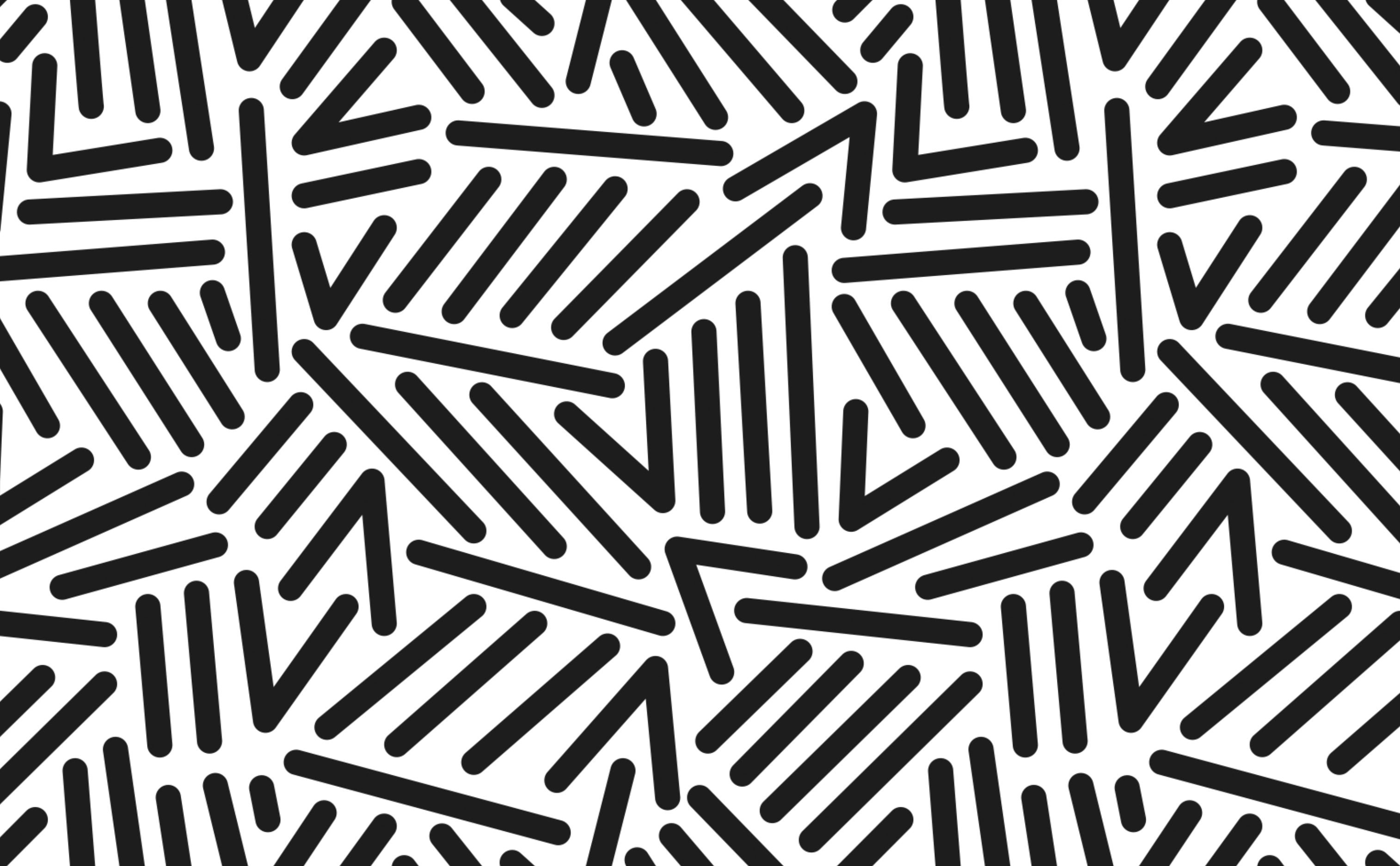 3028x1872 Pop Art Lines & Chevrons Pattern Wallpaper for Walls