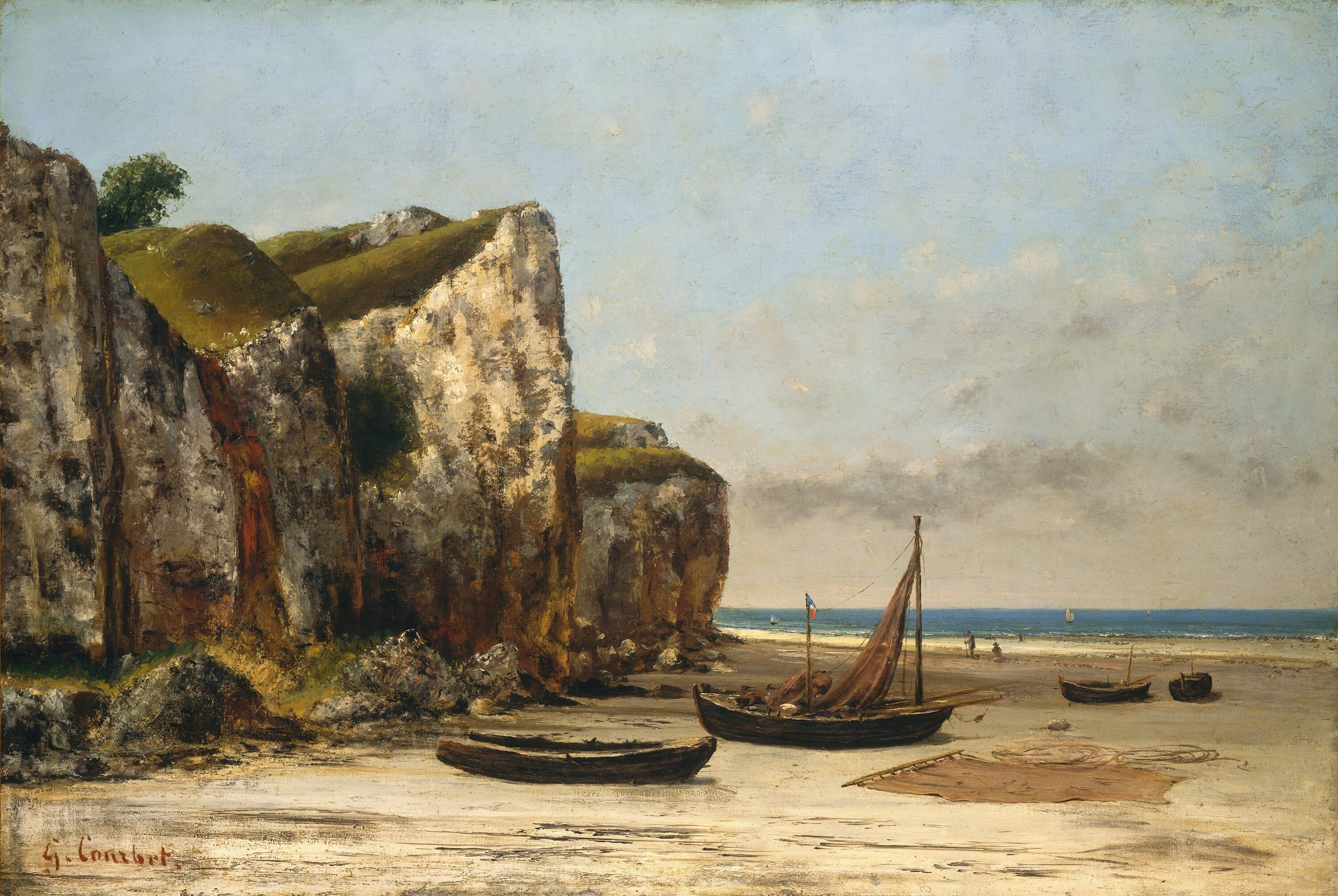 3000x2009 Gustave Courbet Wallpaper