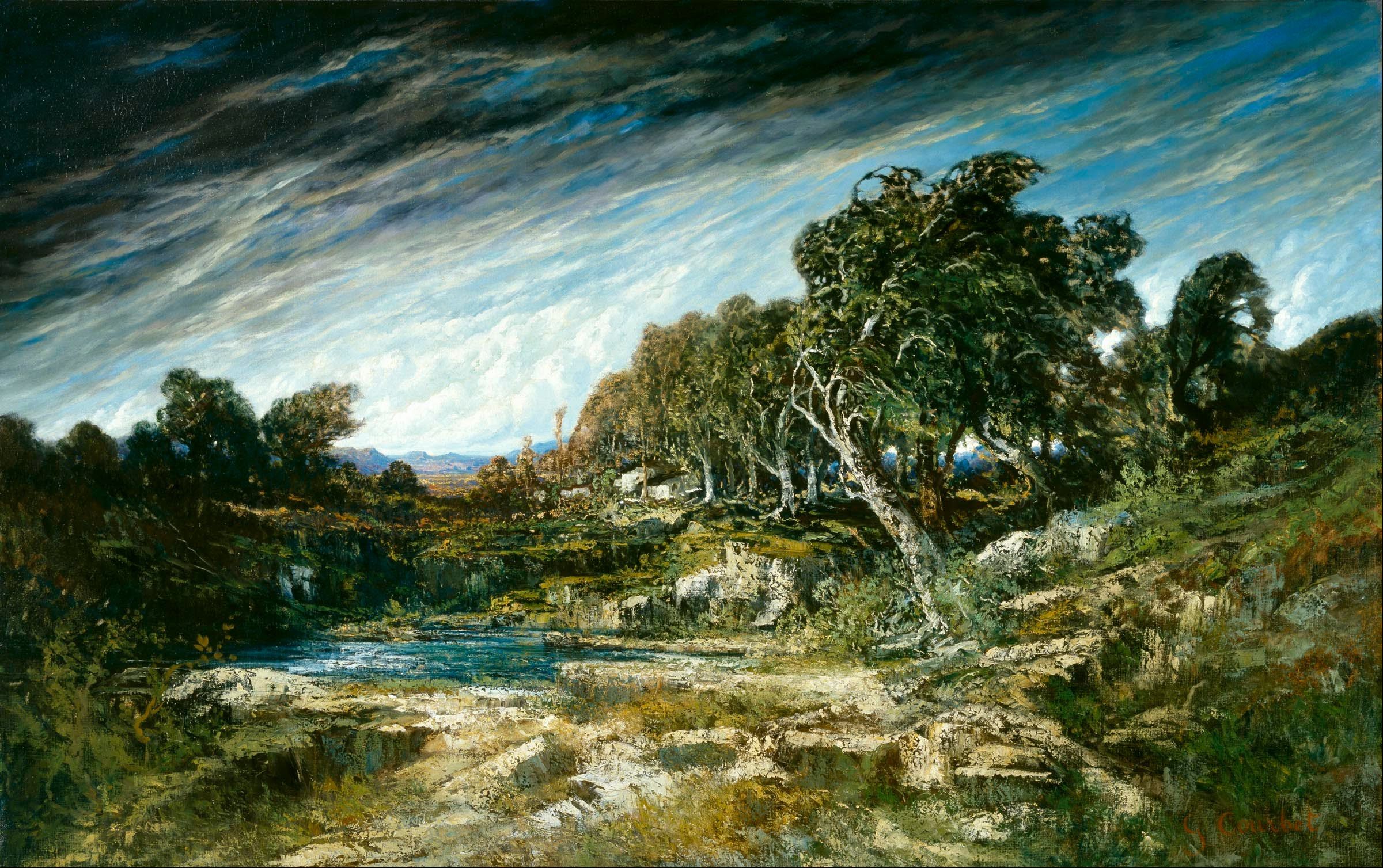 2401x1508 Gustave Courbet Wallpaper