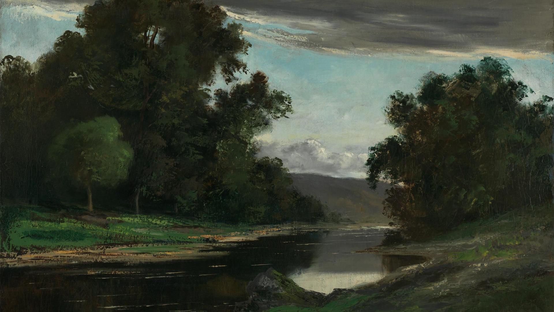 1920x1080 Style of Gustave Courbet. Landscape. NG4182. National Gallery, London