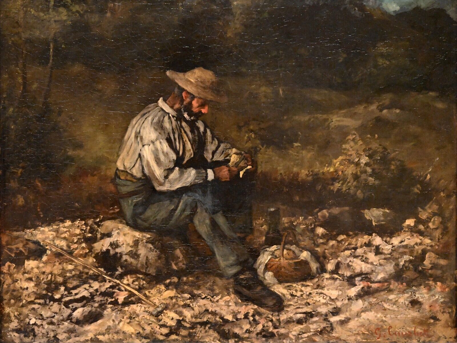 1600x1200 Gustave Courbet, The Stonebreaker, c. 1872