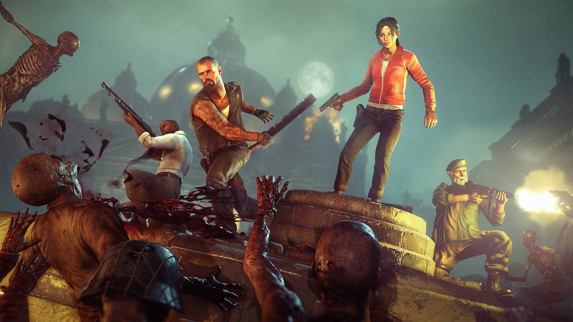 1920x1080 Download Left 4 Dead Characters Zombie Battle Wallpaper