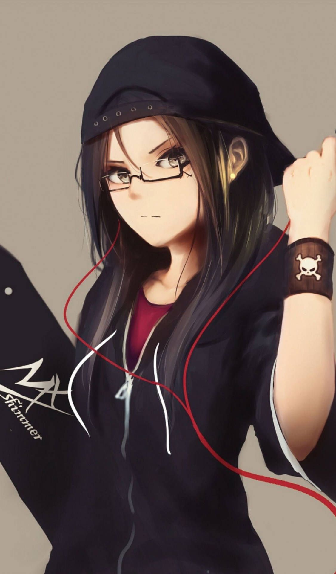 1126x1920 Tomboy Anime Girl Wallpaper