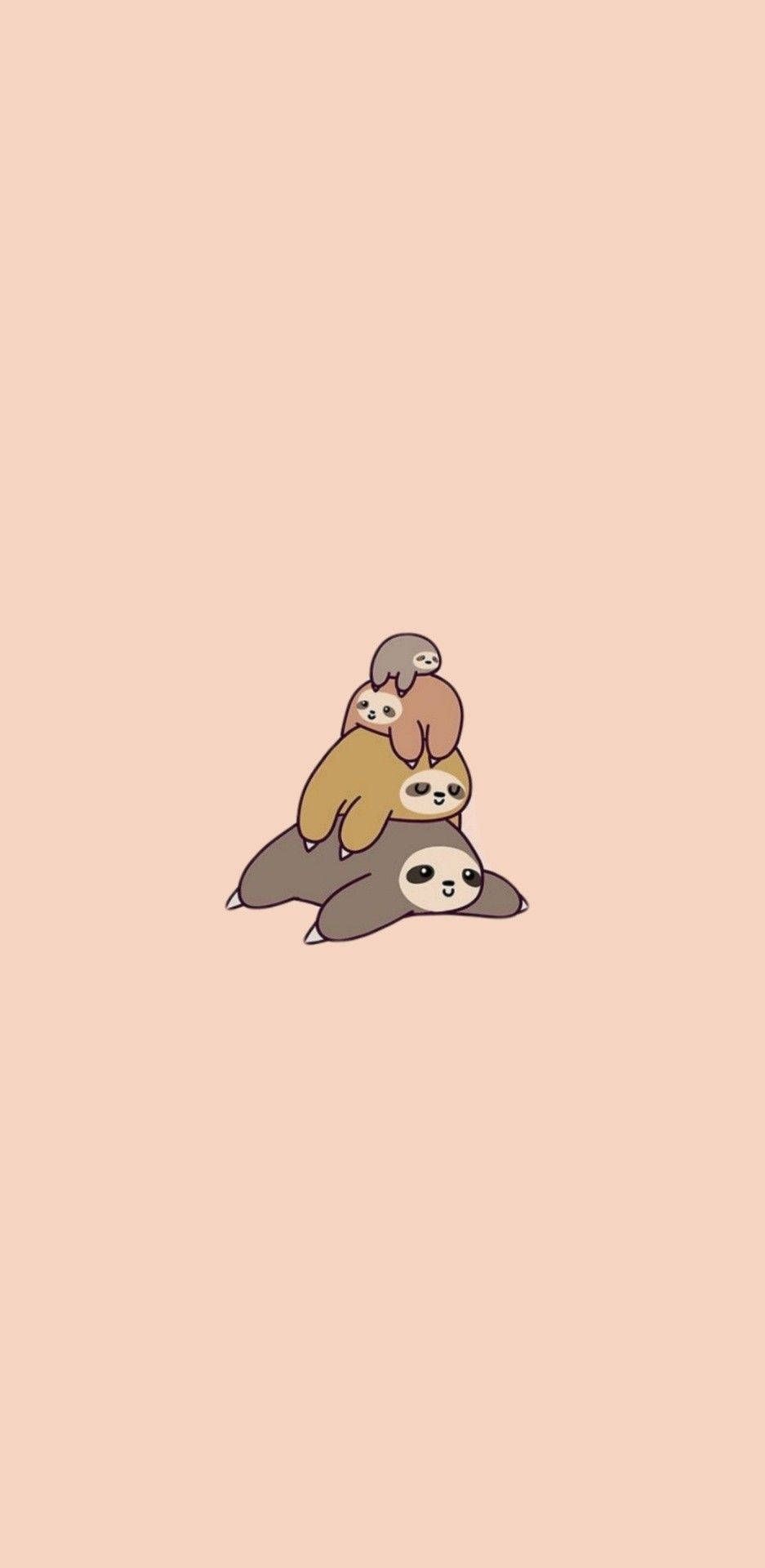 937x1920 Baby Sloth Wallpaper