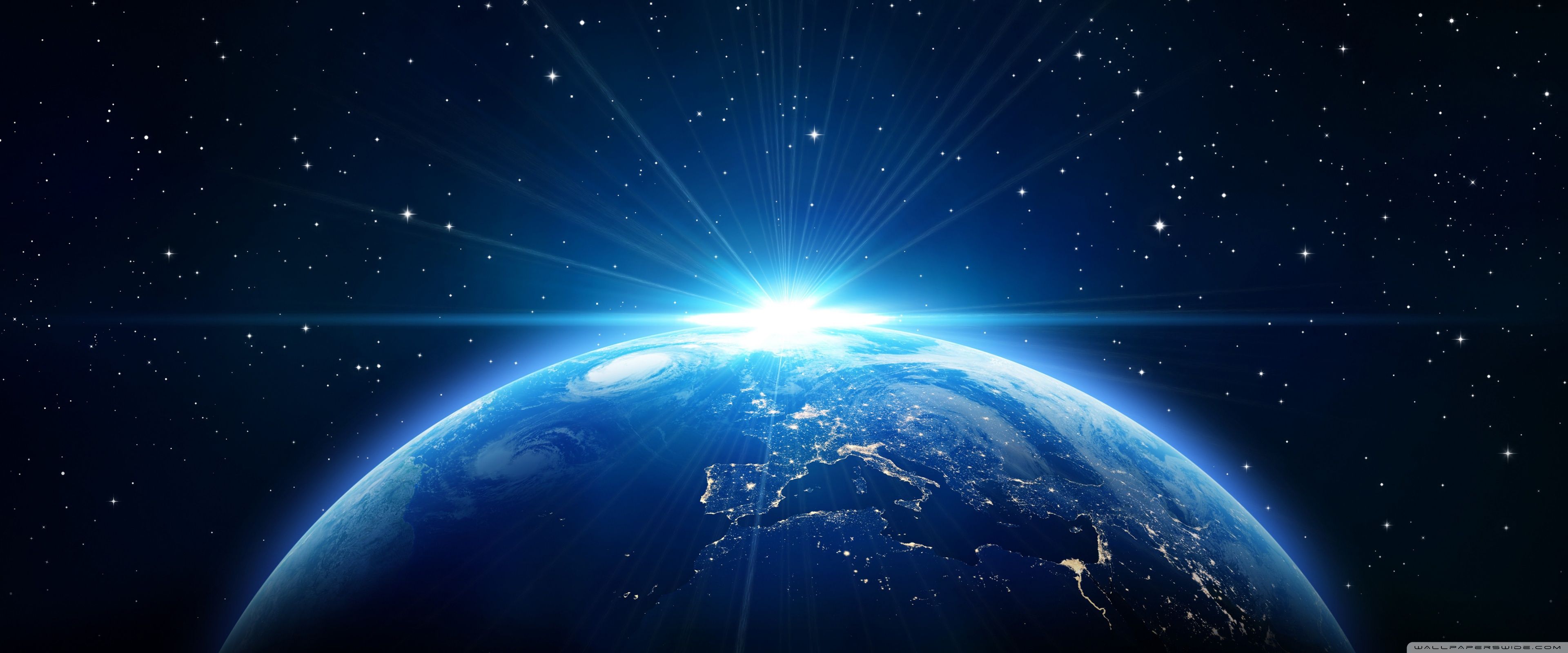 3840x1600 Earth from Space Ultra HD Desktop Background Wallpaper for 4K UHD TV : Widescreen & UltraWide Desktop & Laptop : Multi Display, Dual & Triple Monitor : Tablet